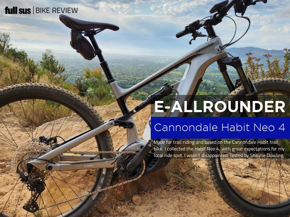 Cannondale habit neo online review